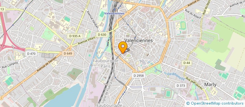 localisation de l'entreprise MARMOTS ET COMPAGNIE  VALENCIENNES