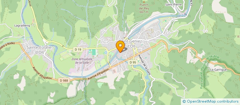 localisation de l'entreprise MARMOTS RACING TEAM  SAINT GENIEZ D'OLT ET D'AUBRAC