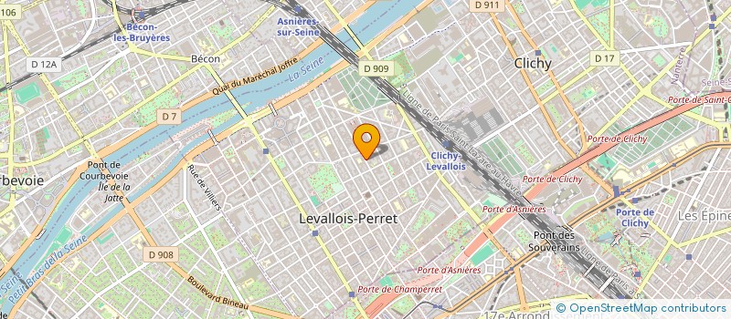 localisation de l'entreprise MARMOTT à LEVALLOIS-PERRET