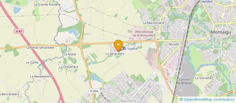 localisation de l'entreprise MARMOTT' à MONTAIGU-VENDEE