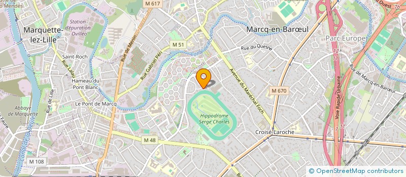 localisation de l'entreprise MARMOTTE à MARCQ-EN-BARŒUL