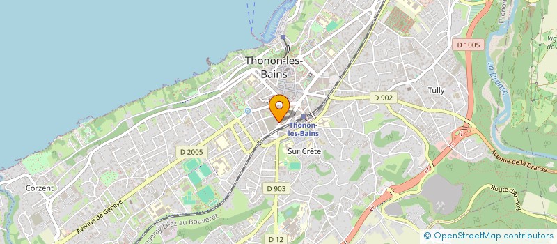 localisation de l'entreprise MARMOTTE ET MOLAIRE à THONON-LES-BAINS