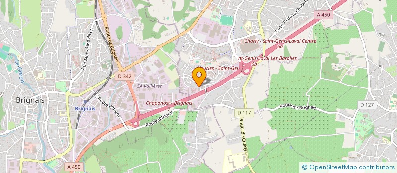 localisation de l'entreprise MARMOTTES 2080  SAINT-GENIS-LAVAL