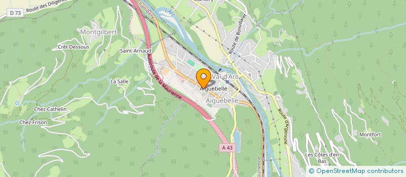localisation de l'entreprise MARMOTTES CHAUSSURES à VAL-D'ARC