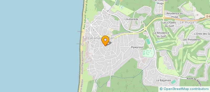 localisation de l'entreprise MARMOTTINE  LACANAU