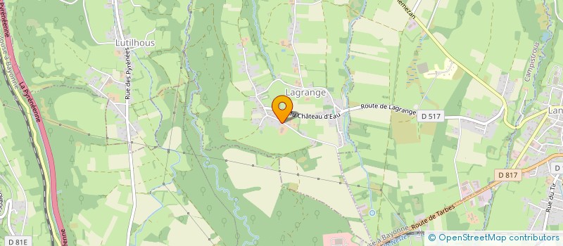localisation de l'entreprise MARMOUGET à LAGRANGE