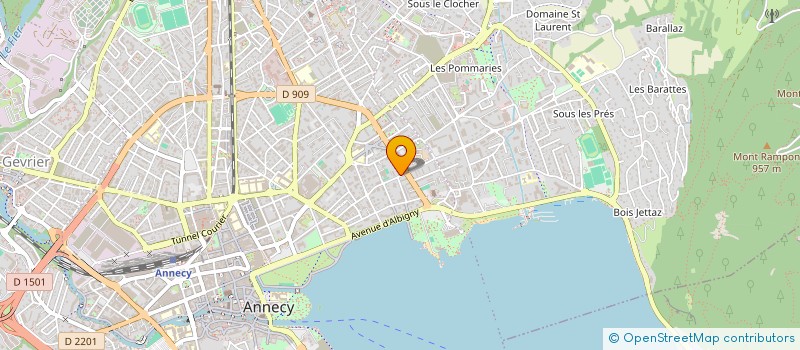 localisation de l'entreprise MARMOUSS à ANNECY