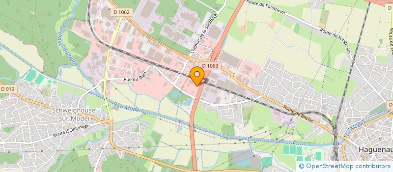 localisation de l'entreprise MARN  HAGUENAU