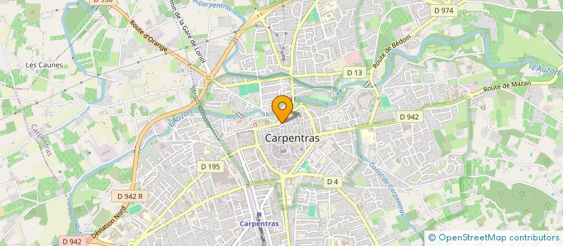 localisation de l'entreprise MARNA CARPENTRAS à CARPENTRAS
