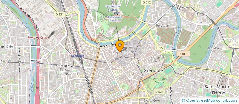 localisation de l'entreprise MARNADIL à GRENOBLE