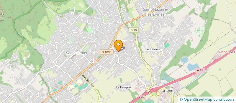 localisation de l'entreprise MARNAHU à SAINT-ISMIER