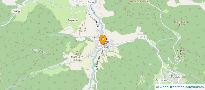 localisation de l'entreprise MARNAT à ENCAUSSE-LES-THERMES