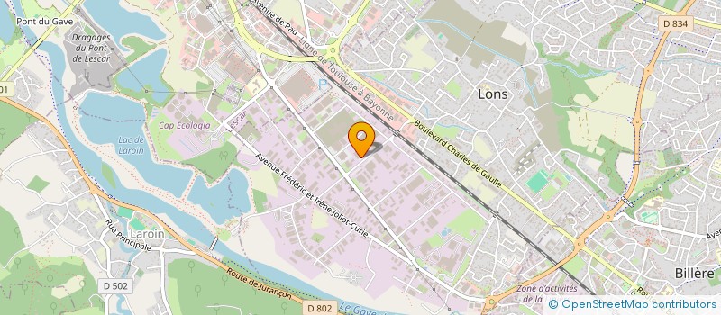 localisation de l'entreprise MARNAUD à LONS