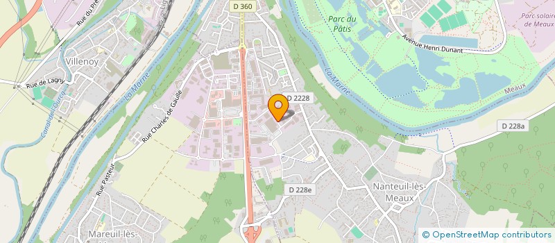 localisation de l'entreprise MARNAUTOS à NANTEUIL-LES-MEAUX