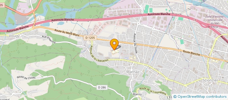 localisation de l'entreprise MARNAZ HAND'LOISIRS  MARNAZ