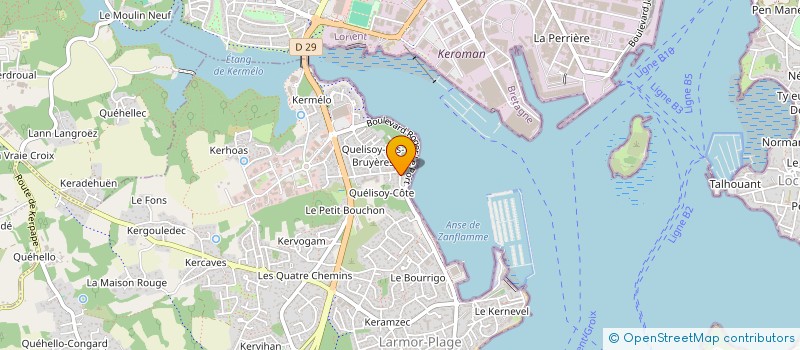 localisation de l'entreprise MARNE 45  LARMOR-PLAGE