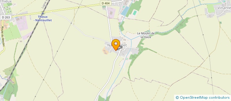 localisation de l'entreprise MARNE  NANTOUILLET