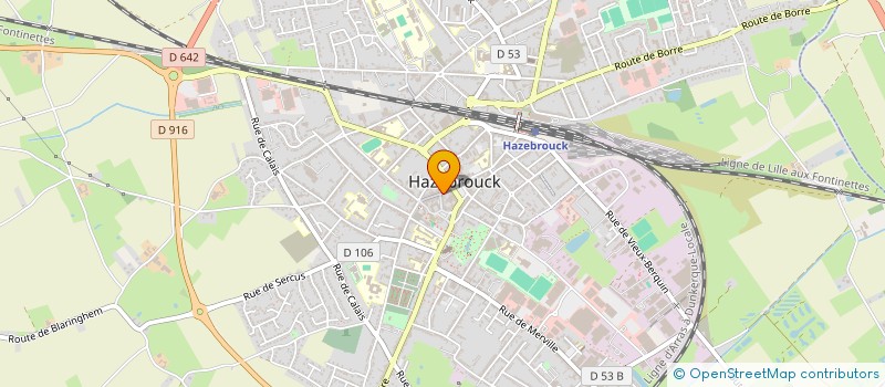 localisation de l'entreprise MARNE CARTELOT  HAZEBROUCK