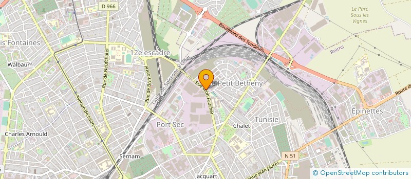 localisation de l'entreprise MARNE CONFECTION  REIMS