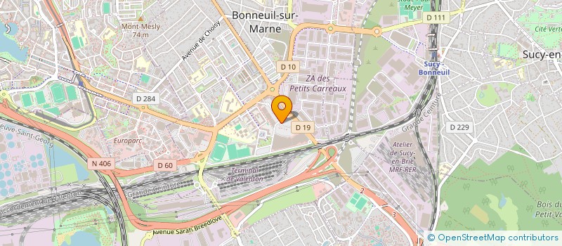 localisation de l'entreprise MARNE DISTRIBUTION à BONNEUIL-SUR-MARNE