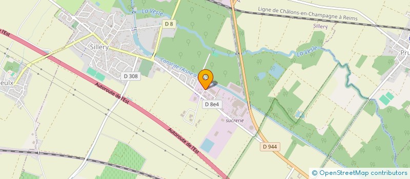 localisation de l'entreprise MARNE FRET à SILLERY