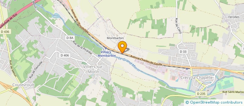 localisation de l'entreprise MARNE LA VALLEE TELEPHONIE à CRECY-LA-CHAPELLE
