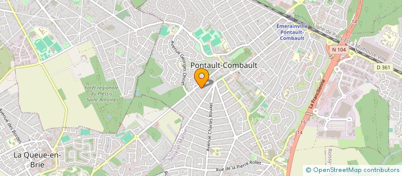 localisation de l'entreprise MARNE LA VALLEE VTS à PONTAULT-COMBAULT