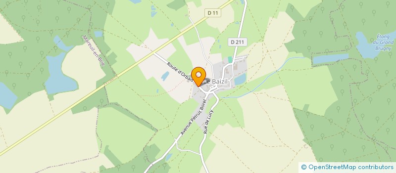 localisation de l'entreprise MARNE RENOV  LE BAIZIL