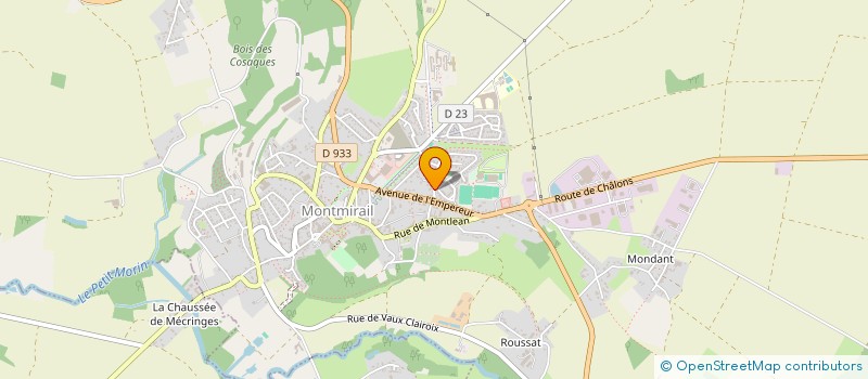 localisation de l'entreprise MARNE TOITURE  MONTMIRAIL