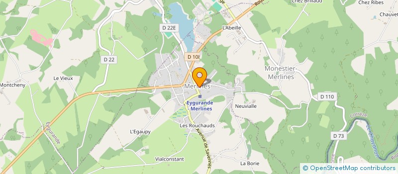 localisation de l'entreprise MARNEF-MARTINEAU  MERLINES