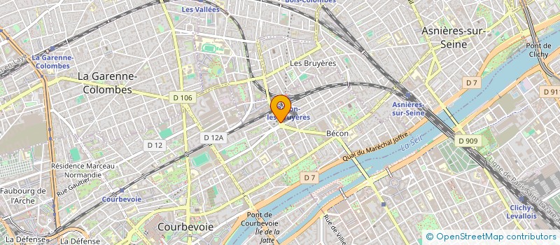 localisation de l'entreprise MARNELA à COURBEVOIE