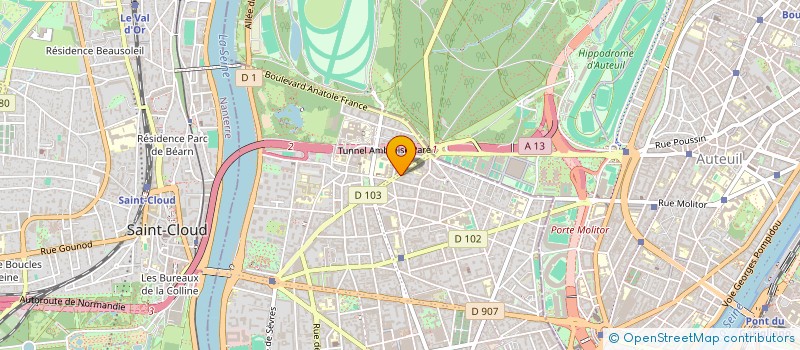 localisation de l'entreprise MARNETTE  BOULOGNE-BILLANCOURT