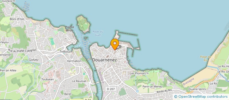 localisation de l'entreprise MARNI  DOUARNENEZ