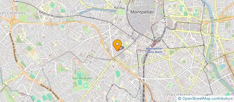 localisation de l'entreprise MARNIE PRODUCTION à MONTPELLIER
