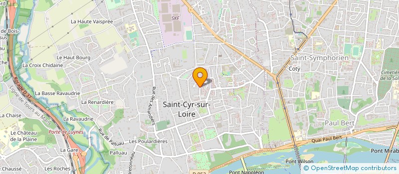 localisation de l'entreprise MARNILO  SAINT-CYR-SUR-LOIRE