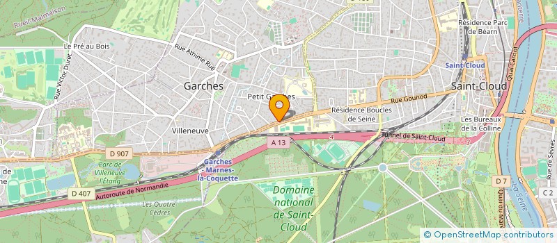 localisation de l'entreprise MARNO à GARCHES