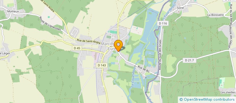 localisation de l'entreprise MARNO  MARCILLY-SUR-EURE