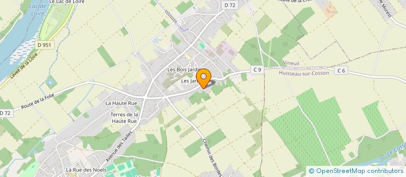 localisation de l'entreprise MARNOC à VINEUIL
