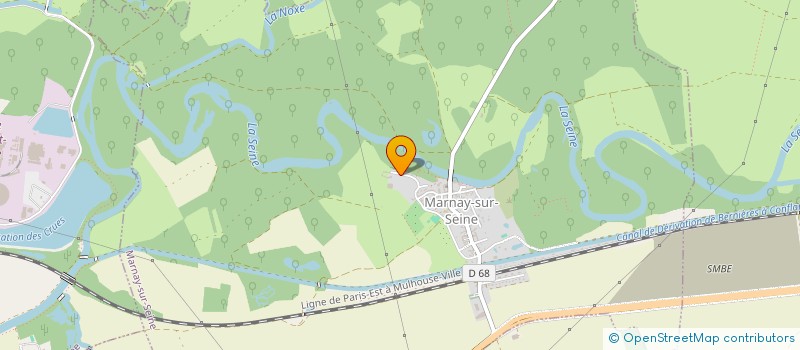 localisation de l'entreprise MARNOIS  MARNAY-SUR-SEINE