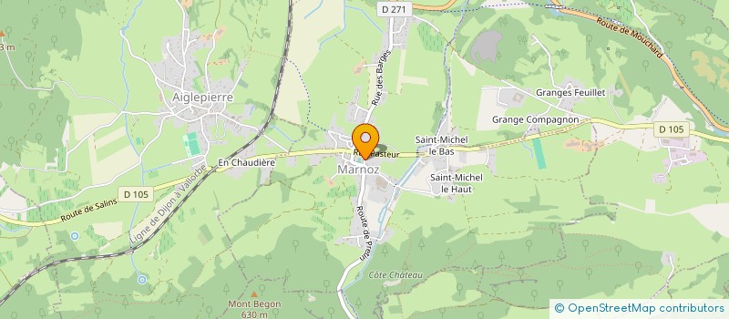 localisation de l'entreprise MARNOUSEP  MARNOZ