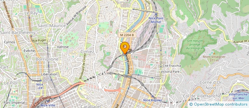 localisation de l'entreprise MARNY à NICE