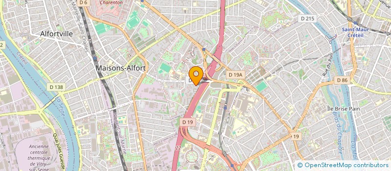 localisation de l'entreprise MARNY  MAISONS-ALFORT