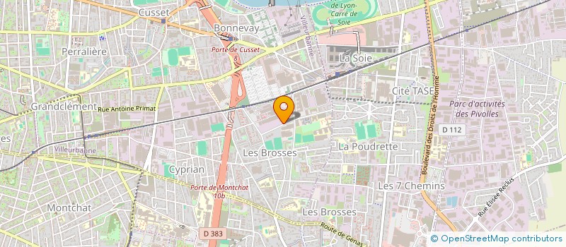 localisation de l'entreprise MARNY ENERGY  VILLEURBANNE