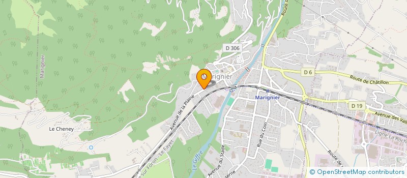 localisation de l'entreprise MARNYSANTE  MARIGNIER