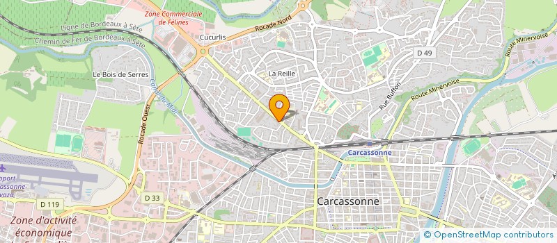localisation de l'entreprise MARO à CARCASSONNE