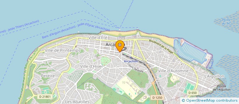 localisation de l'entreprise MARO  ARCACHON