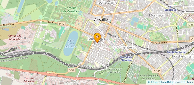 localisation de l'entreprise MARO 53 à VERSAILLES