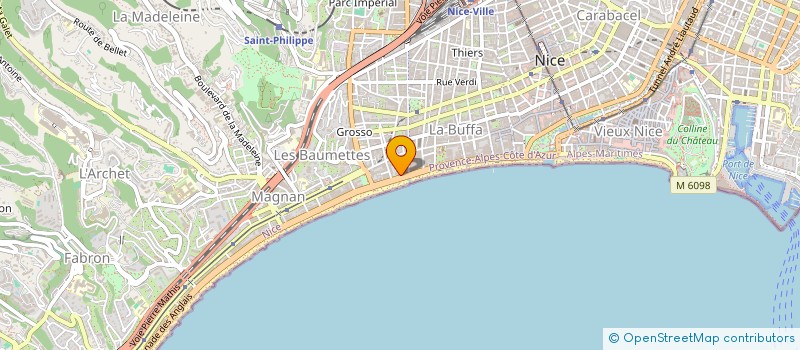 localisation de l'entreprise MARO à NICE