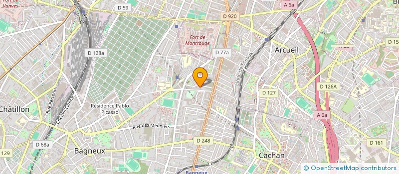 localisation de l'entreprise MARO  BAGNEUX