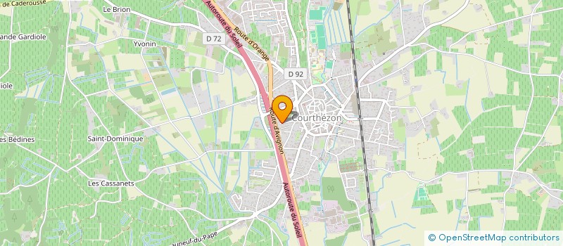 localisation de l'entreprise MARO  COURTHEZON